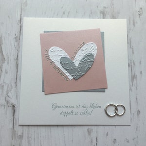 Hochzeitskarte, Hochzeit, Wedding, Hochzeitsgeschenk, Karte zur Hochzeit, Glückwunschkarte zur Hochzeit, Glückwunschkarte