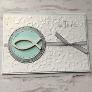 Taufkarte, Einladungskarte zur Taufe, Einladungskarte zur Kommunion, Konfirmation
