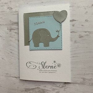 Grußkarte zur Geburt