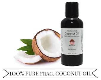 Fractionated Coconut (MCT) Oil - 100% Pure - Carrier Oil - Moisturizing Oil for Skin, Hair and Body - Premium Quality - 120mL