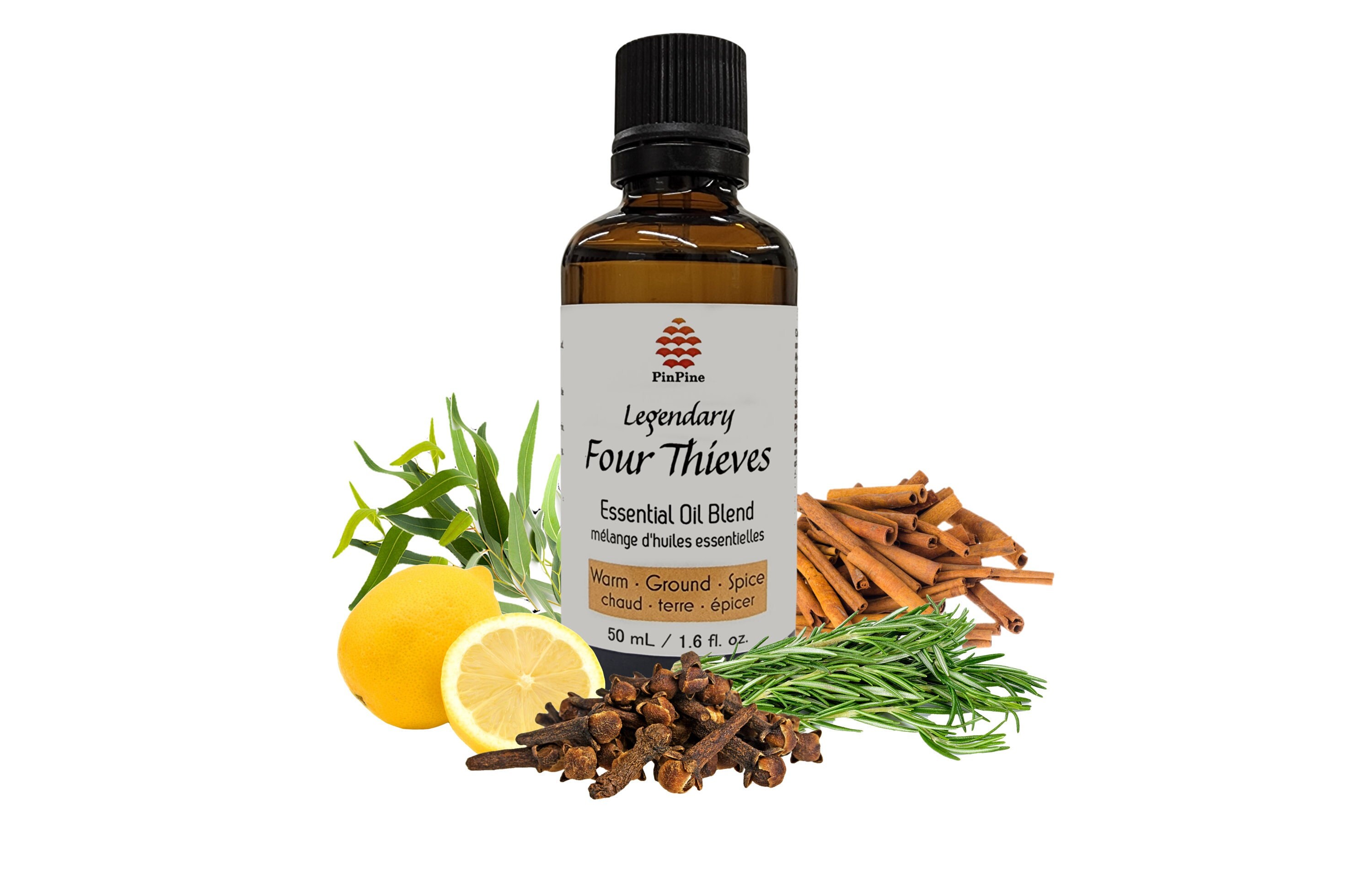 Sun Pure Botanicals Thieves Essential Oil Blend – 1oz, 100% Pure & Natural, USA Made