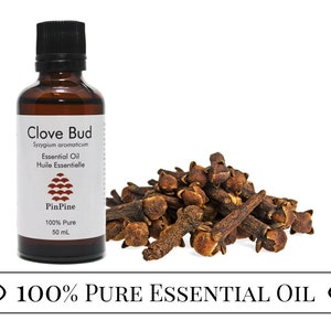 Clove Bud Essential Oil - 100% Pure - Premium Quality - For Aromatherapy, In Diffusers, DIY Air Fresheners, Perfumes & Beauty Products
