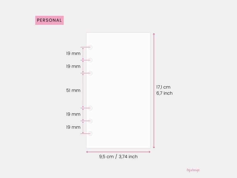 Personal: Annual overview for 2024 & 2025 in the style What you love One year per double page / annual planner for personal ring binder calendar A6 image 4