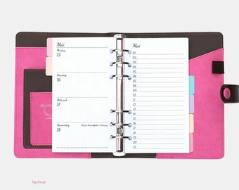 Personal: Monthly lists in “What you love” style / Monthly list overview / Personal monthly overview calendar insert / Monthly planner Personal a6