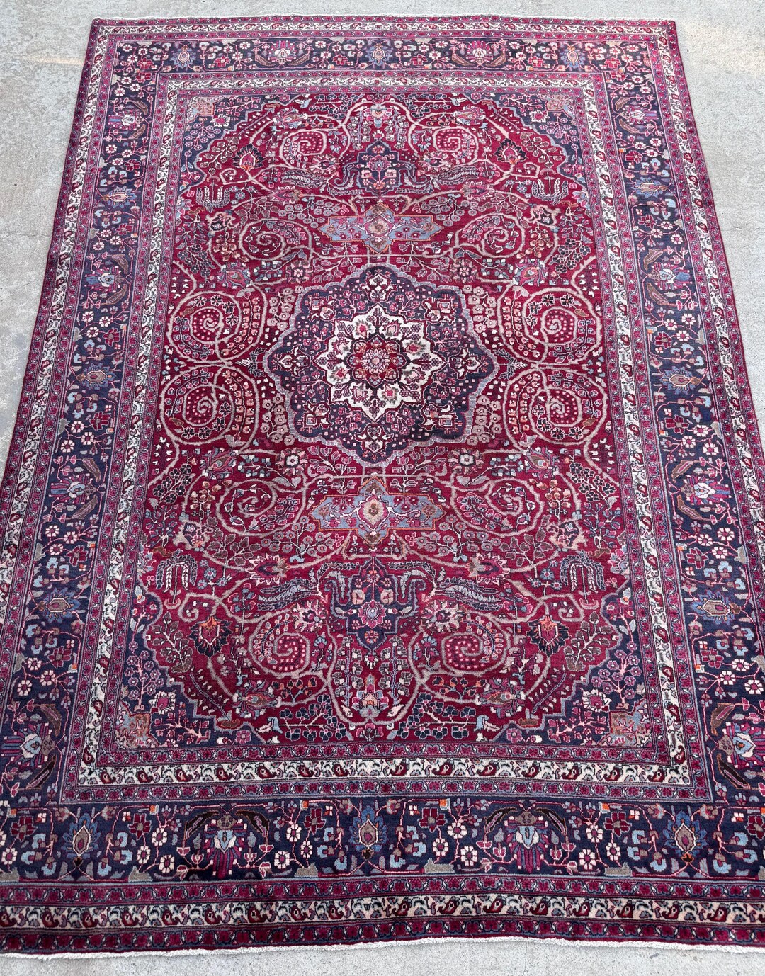 Lenny Rug Lenny - 8x11 Vintage Persian Wool Area Rug - Etsy