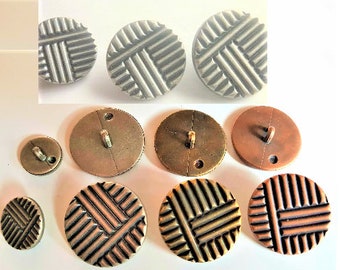 Designed and made by Anna Bronze stripped charms stripe antique bronze handmade jewelry findings beads spacer 3142 Bead bronze Tube
