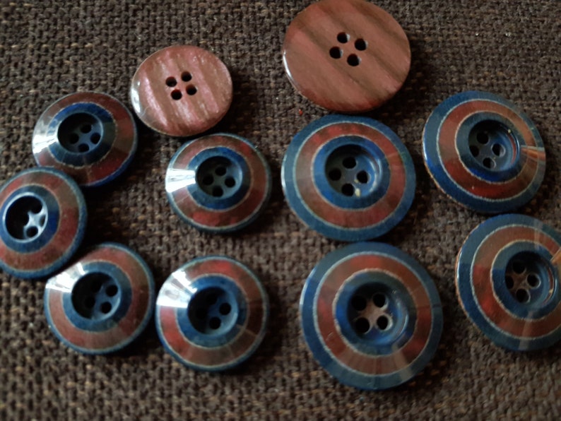 CHOOSE high-quality blue or green brown x 18 mm 23 mm buttons K563