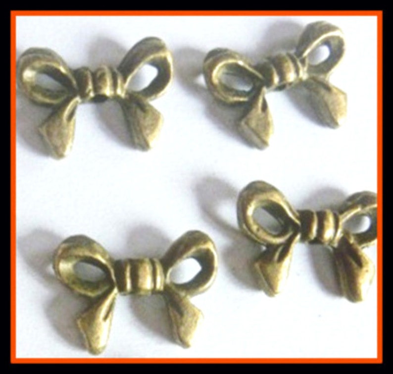 CHOOSE 10 silver  antique gold loops 13 mm decorative parts applique xx