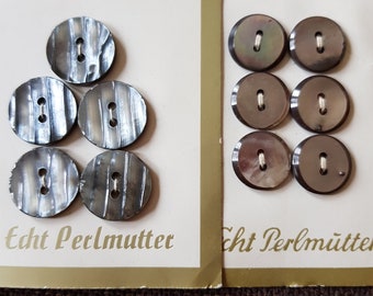 200 alte Perlmuttknöpfe 13 mm Knopf Knöpfe aus Perlmutt Button Knopffabrik *21* 