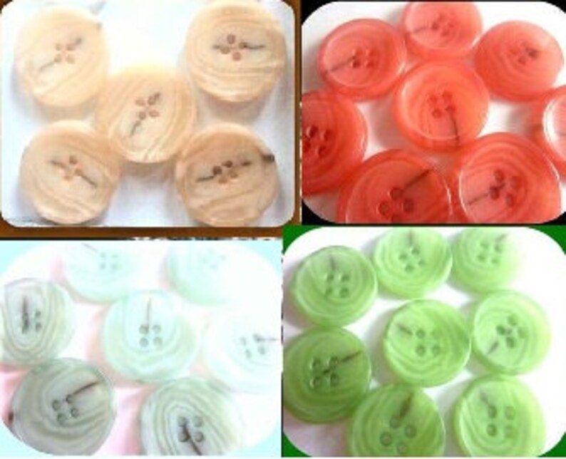 CHOOSE beige red light blue green x 18 mm 23 mm 25 mm buttons K145