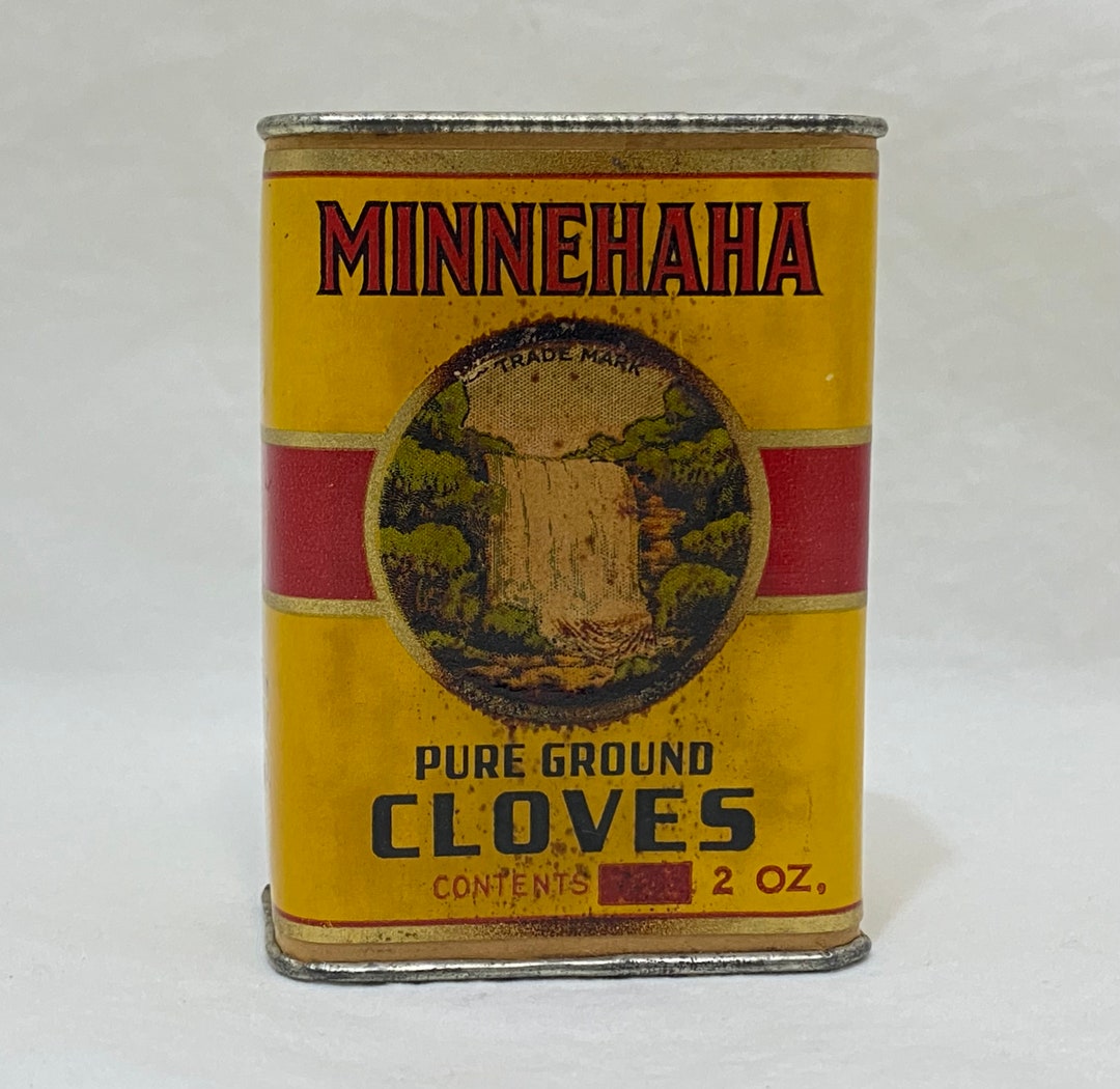 193040s Minnehaha Cloves Spice Tin Etsy