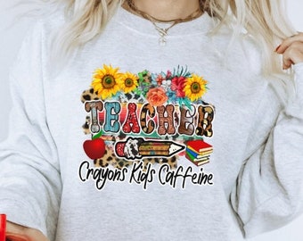 Teacher Unisex Heavy Blend™ Crewneck Sweatshirt | Back to School | Cute Teacher Sweatshirt | Teacher Shirt | New Teacher Gift Ideas