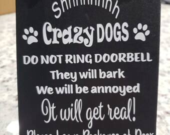 funny dog signs for gates