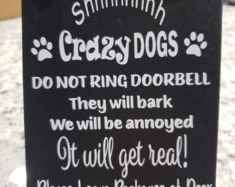 funny dog signs for gates