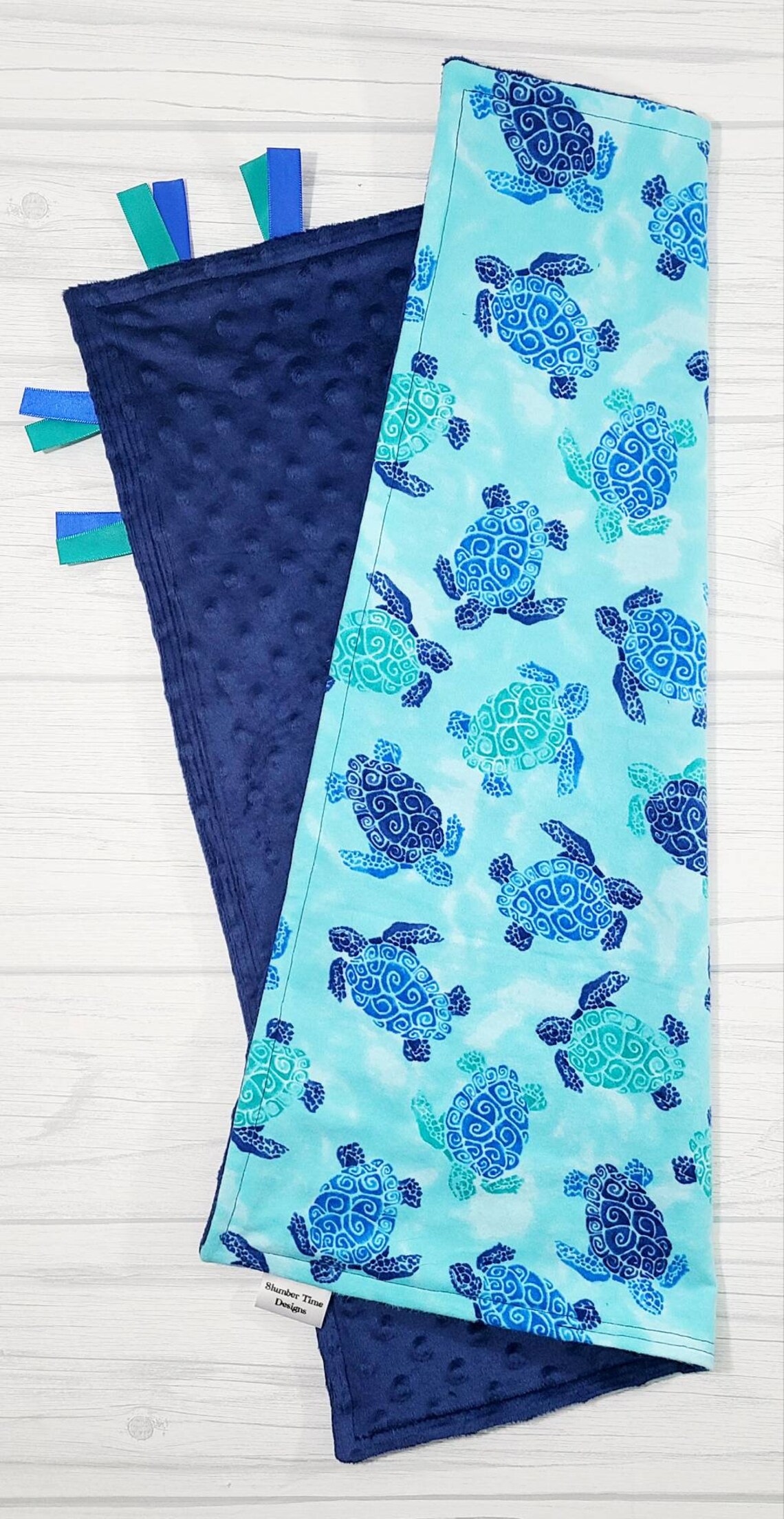 Sea Turtle Baby Lovey Blanket . Sea Turtle Baby Shower Gift. | Etsy