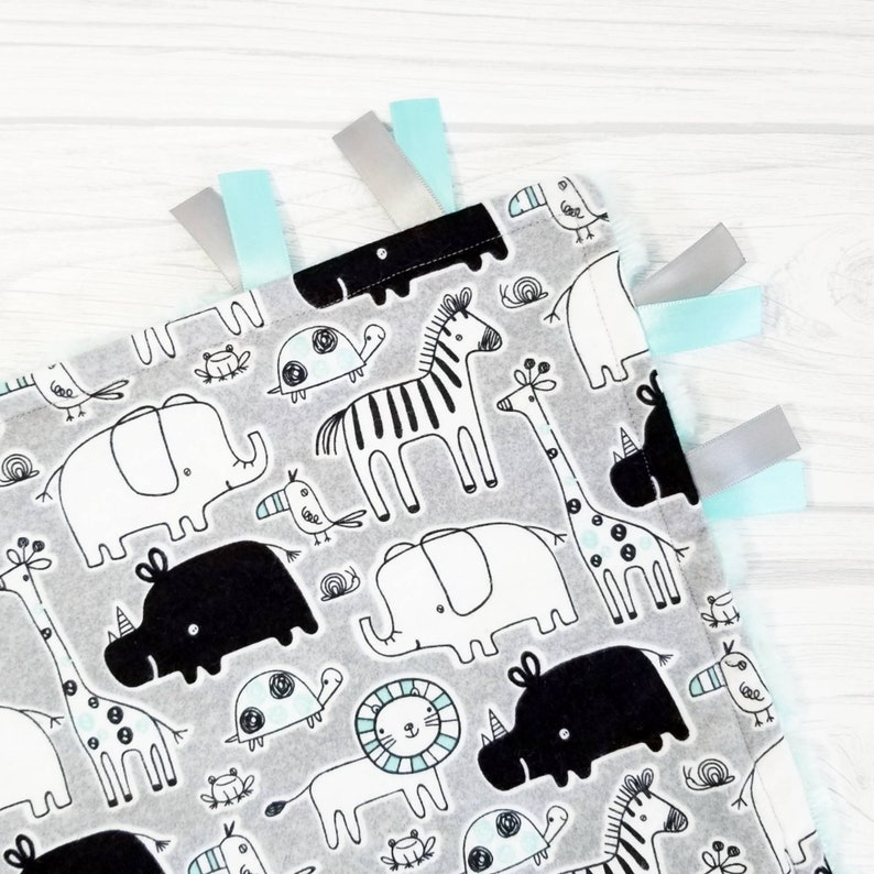 Jungle Animals Baby Lovey Blanket. Baby Boy Lovey Blanket. Etsy