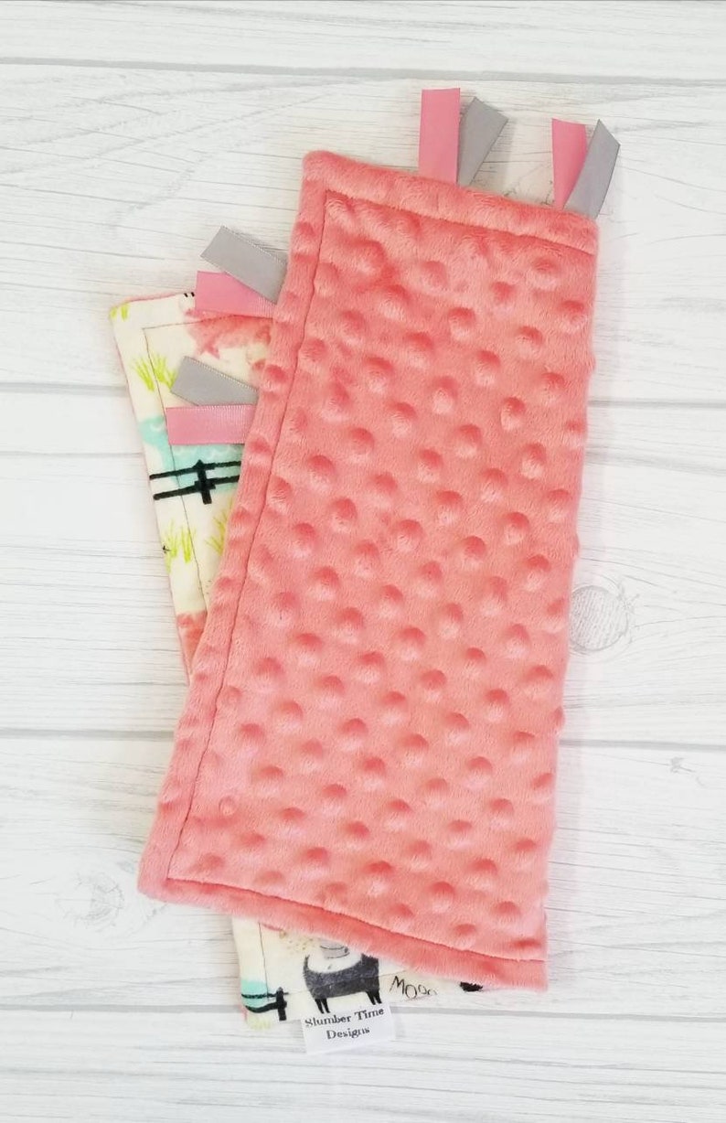 READY TO SHIP Farm animals baby lovey blanket Baby girl farm baby shower gift