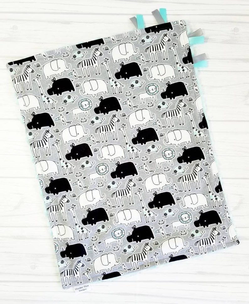 Jungle Animals Baby Lovey Blanket. Baby Boy Lovey Blanket. Etsy