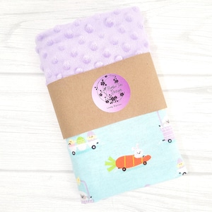 Easter baby lovey blanket.   Easter baby gift.  READY TO SHIP