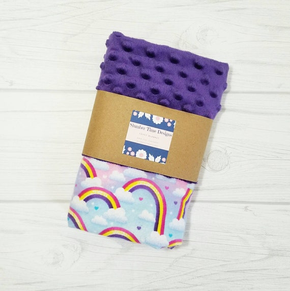 Rainbow Baby Lovey Blanket