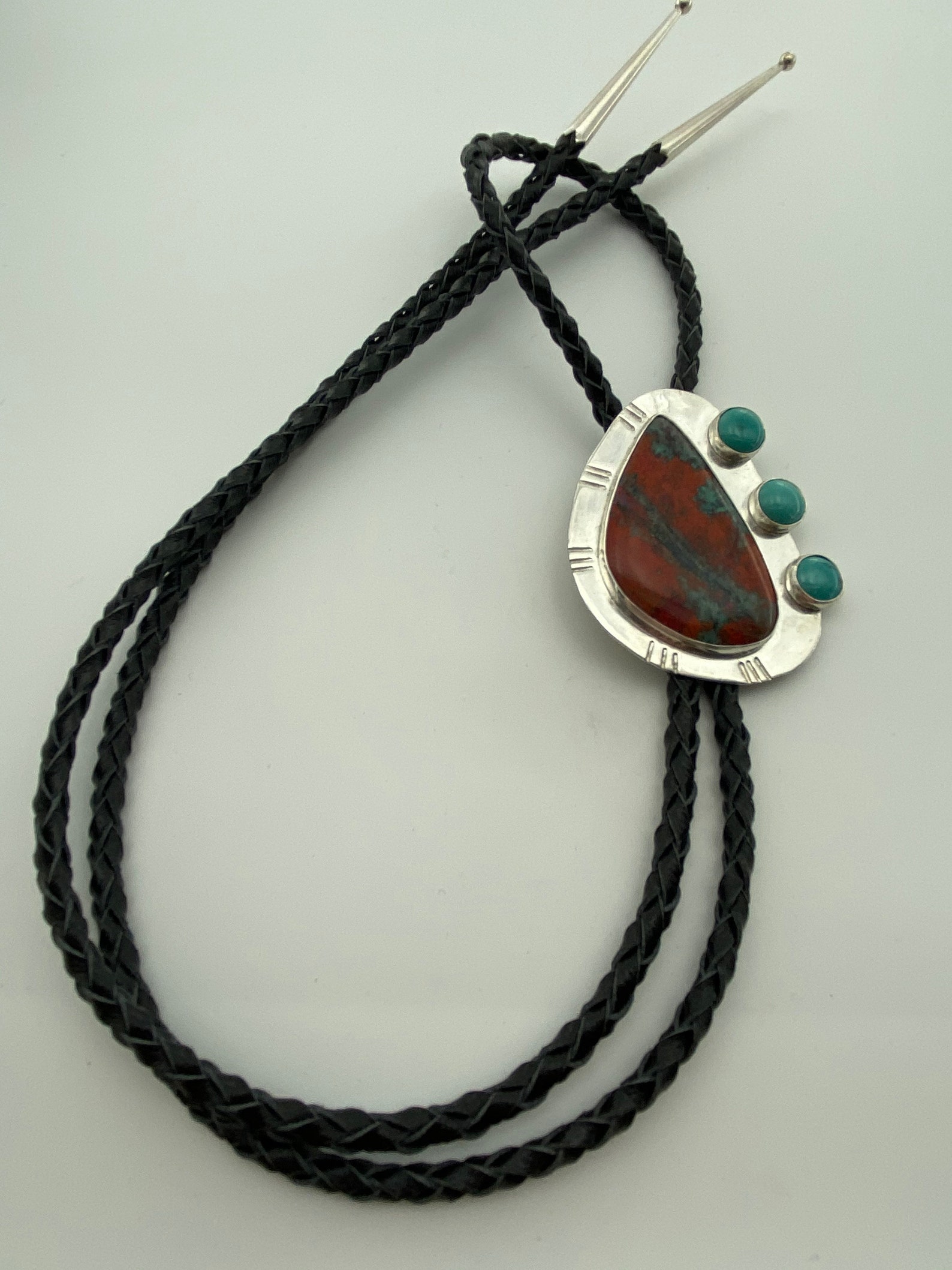 Handmade sterling silver bolo tie Etsy.de