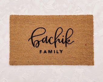 Custom Name Doormat