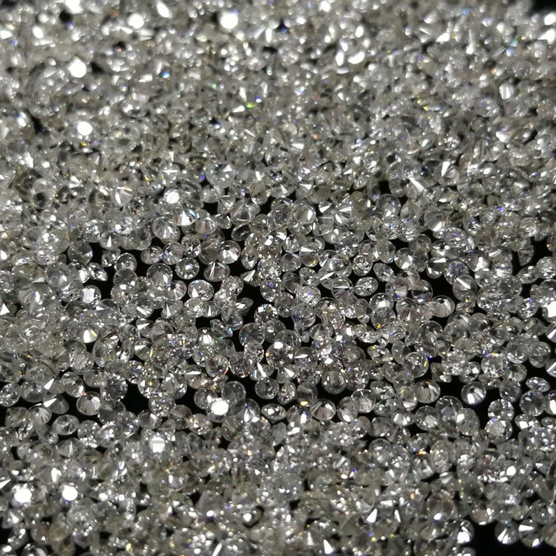 Wholesale 1mm Natural Loose Diamond Round GH Color Brilliant Etsy