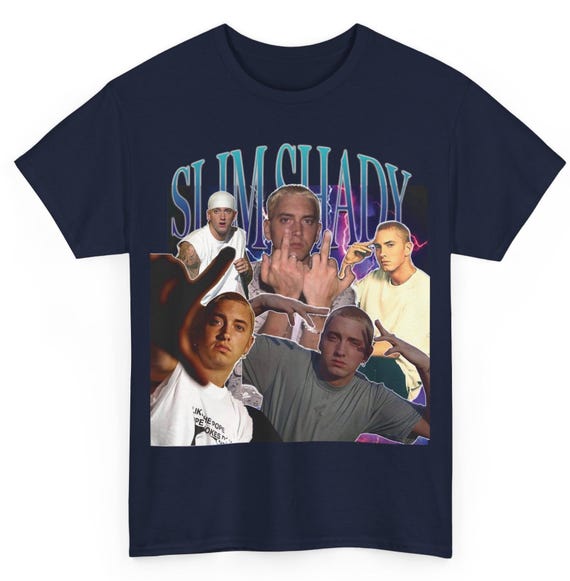 Eminem Slim Shady Tシャツ Mサイズ グレー Eminem Slim Shady Vintage Premium High Quality Graphic T Shirt - Etsy