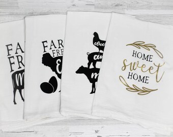 Mariasch Studios - Flour Sack towel - (namedrop) Small Town Big Heart main image 1