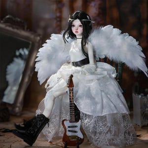 Celia BJD Doll Full Set 1/4  45cm  Angel Gothic  Resin material