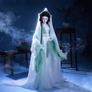 Lunai BJD Doll 1/4 44cm  - Handmade  Full Set  Resin material