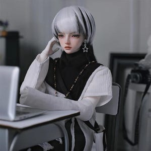 BJD Doll 1/4: 46.5cm Bubo, Modern Anime Style Full Set
