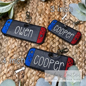 Custom Gamer Backpack Tags - Personalized Name Tags for Kids&#39; Backpacks