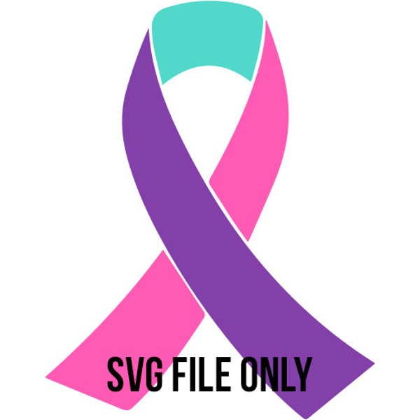 Thyroid Cancer Ribbon SVG