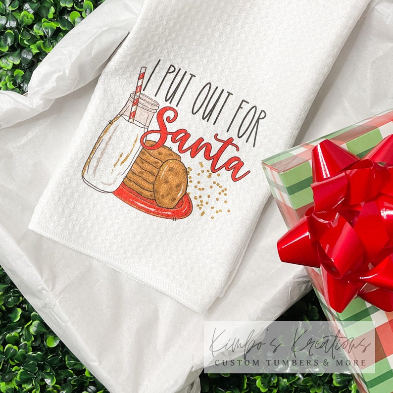 Christmas Dish Towel Funny Kitchen Towel Christmas Gift Etsy