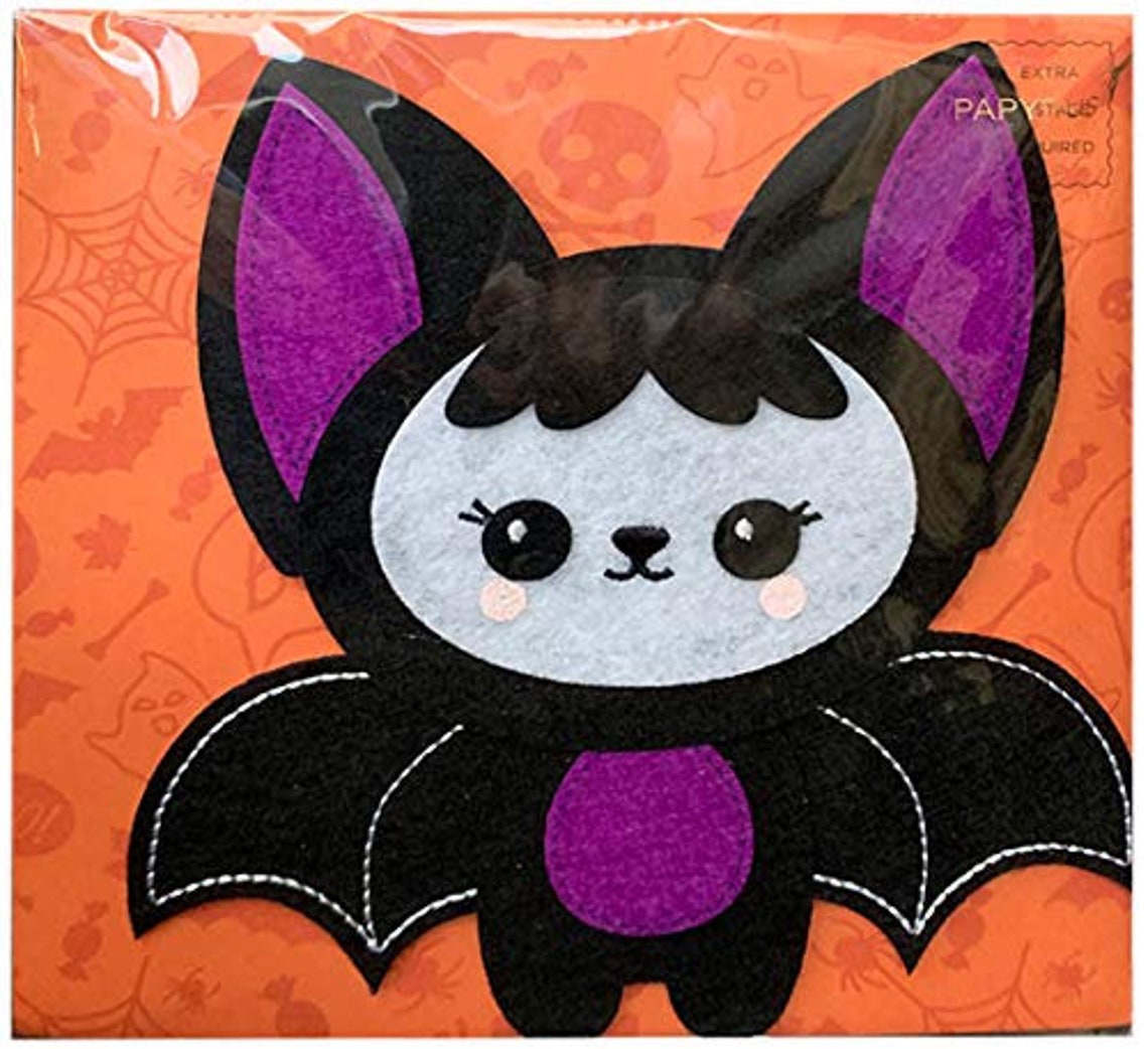 Papyrus Halloween Cards
 Papyrus Halloween Cards Felt Bat FANG Tastic You 1 Each