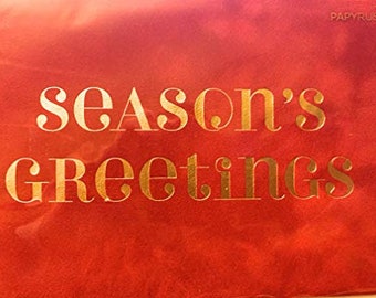 PAPYRUS Christmas Season's Greetings Card, 1 Each