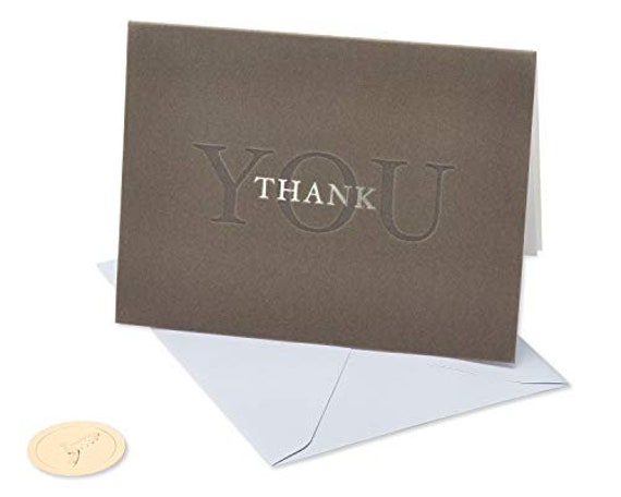Papyrus Thank You Card for Business, Gifts, and Other Occasions, 1 EA  4203211 