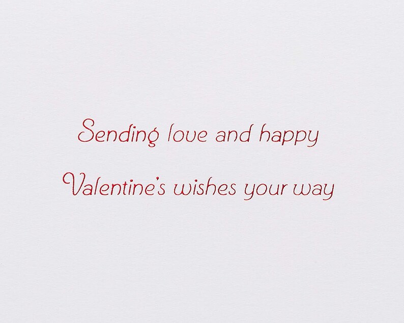 Papyrus Valentine's Day Card happy Valentine's Wishes Etsy