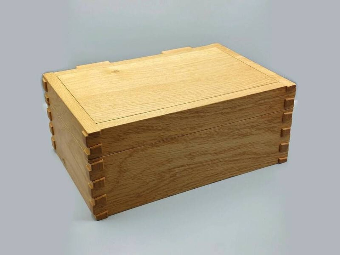 Large Oak Jewellery Box. Handmade Oak Jewellery Chest With Etsy