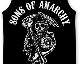 Licensed merch Sons of Anarchy SOA Redwood Original Vest Tank Top Black