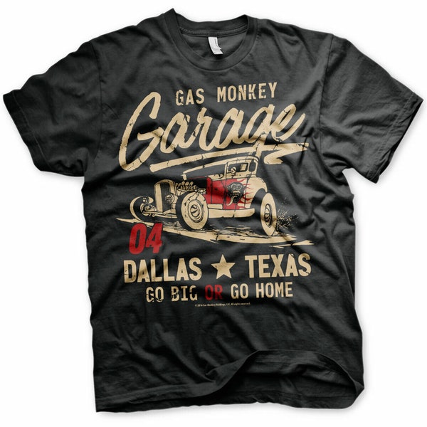 Gas Monkey Garage - Go Big Or Go Home Men's T-Shirt  S - M