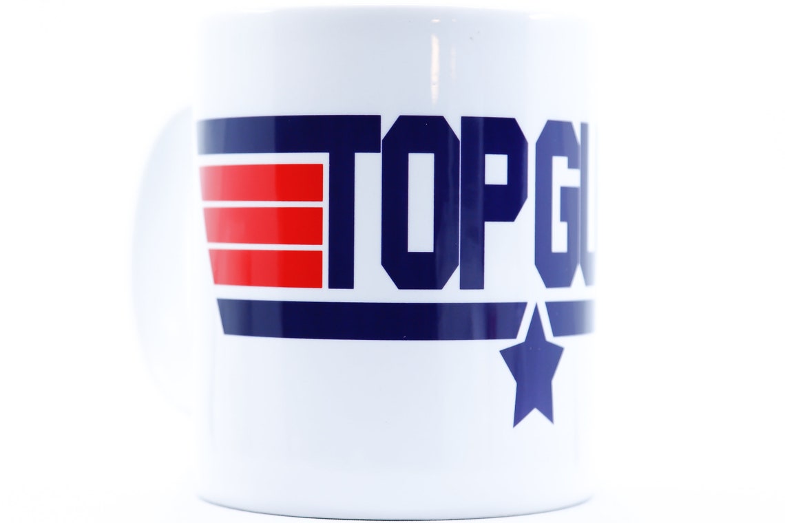 1986 Top Gun 11oz Coffee Mug Sublimated Retro 80s Movie Etsy