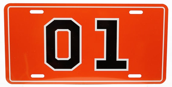 Novelty 01 Dukes Of Hazzard License Plate