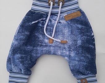 Pumphose Jeansstyle blau Streifen Land-Juwelen