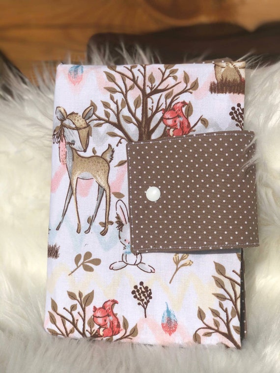 XXL Windeltasche Baby Boho Waldtiere | Niedliche Wickeltasche für Unterwegs | Personalisierbar Wunschname