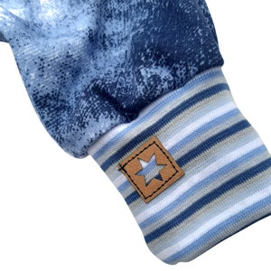 Pumphose Jeansstyle blau Streifen Land-Juwelen 画像 3