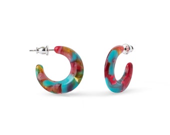 Teal Hoops