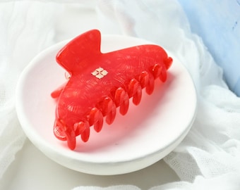 mellow様　ガングリップ ラバー トップウォーター Glamour Grip Mini Claw in Ruby Red | Italian Acetate Tortoise