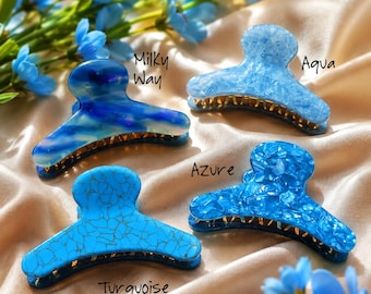 French Claws in Summer Skies Blues